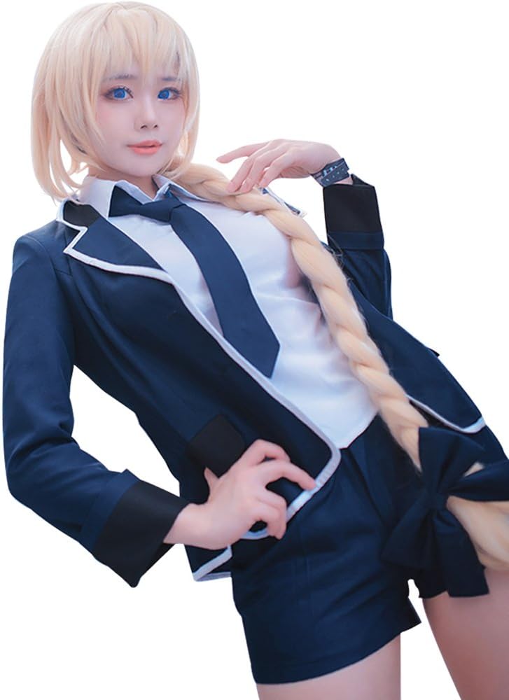 ウィッグ＋６セットの服 Fate Grand Order ジャンヌ ダルク コスプレ