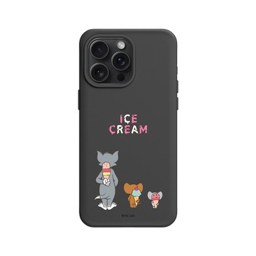 iPhone 15 Pro Max SolidX 黑 - 湯姆貓與傑利鼠 Tom and Jerry - Ice Cream
