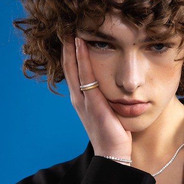 NCT DREAM, P1Harmony, 2PM, NCT 127 指定 | BB 微鑲全滿鋪鑽石戒指_W