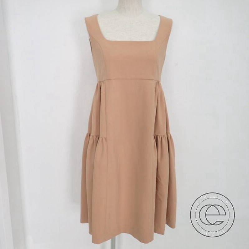 Foxey New Yorkフォクシーニューヨーク バックジップ レディエンパイアストレッチワンピース38 ベージュ レディース 通販 Lineポイント最大0 5 Get Lineショッピング