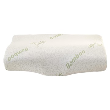 Ishur 伊舒爾 竹纖維釋壓記憶枕 肩頸釋壓型 米色 50 × 30cm 舒適透氣  1個