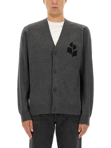 marant cardigan with logo