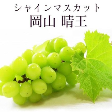 果物樂園-日本岡山晴王麝香葡萄原箱8-9串(600-700g/串)