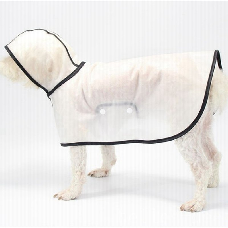 ペット用品 レインコート 犬の服 ペット服 ポンチョ型 マント 白 透明 無地 防水 シンプル お散歩 雨着 小型犬 中型犬 大型犬 旅行 お出かけ 梅雨 通販 Lineポイント最大get Lineショッピング