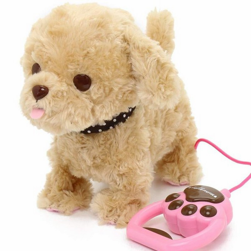 マザーガーデン いっしょにおさんぽ プードル 茶 電池で動く ぬいぐるみ わんちゃん 歩く 鳴く 電動 おもちゃ トイプードル 通販 Lineポイント最大get Lineショッピング