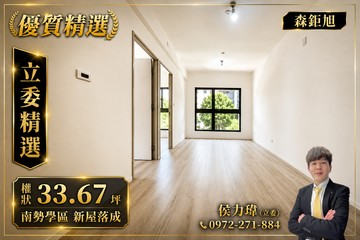 〈森鉅旭〉南勢學區樹梢景2房平車｜新北市林口區南勢一街