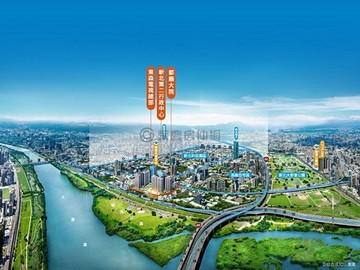 新北市政特區都廳大院2唯一釋出高樓3房平車⭐｜新北市三重區光復路一段