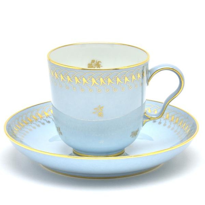 セーブル(Sevres) コーヒーカップ＆ソーサー カラーブル アガサブルー