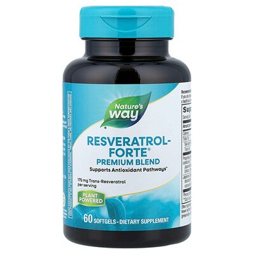 Nature's Way, Resveratrol Forte®，優質混合物，60 粒軟膠囊