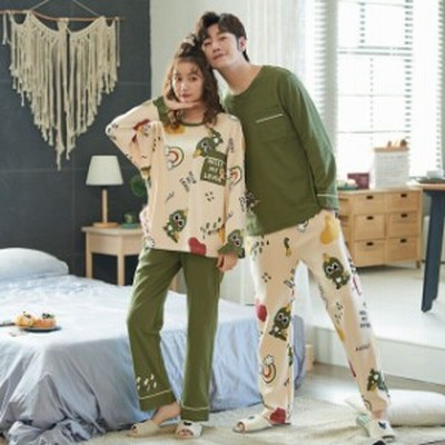 ヴィジョン ストリートウェア カップル ルームウェア セットアップ 結婚プレゼント 可愛い ペアパジャマ メンズ レディース 上下セット 通販 Lineポイント最大get Lineショッピング