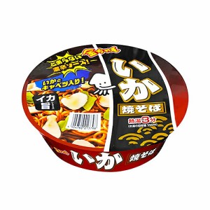 徳島製粉 金ちゃんいか焼そば 129g  ×24個（2ケース）  イカ風味  濃辛ソース
