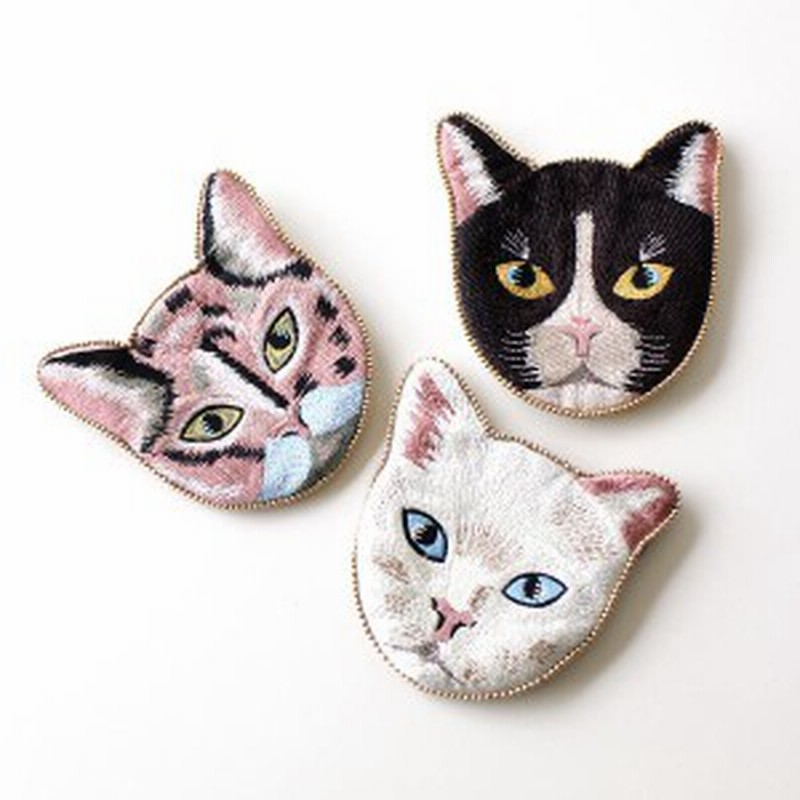 ポーチ 小物入れ おしゃれ 刺繍 猫 ねこ かわいい ビーズ刺繍 立体的 デザイン 化粧ポーチ キャット刺繍ポーチ B 3タイプ 通販 Lineポイント最大1 0 Get Lineショッピング