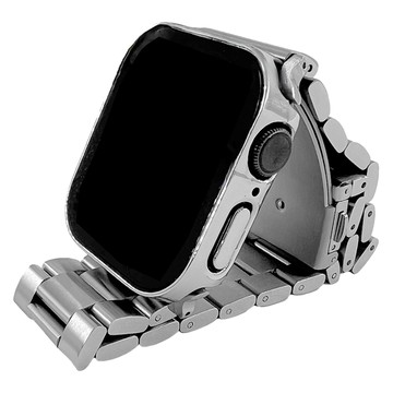 YOGER Apple Watch 金屬錶帶  銀  1個  Apple Watch 10 (42 mm)、7/ /8 /9 (41 mm)、SE / SE 2 / 4 / 5 /6 (40 mm)、1 / 2 / 3 (38 mm)