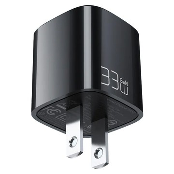 TOTU 拓途 飛速系列 GaN 33W氮化鎵充電器 PD QC雙孔快充  黑色  1個