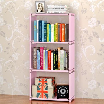 簡易書架置物架落地桌上書柜簡約現代學生用兒童儲物架收納組合柜