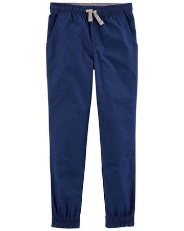 Kid Elastic Waist Poplin Joggers