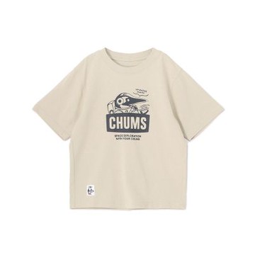 CHUMS Kids Space Booby T-Shirt 中大童 短袖上衣 米灰色 CH211356G057