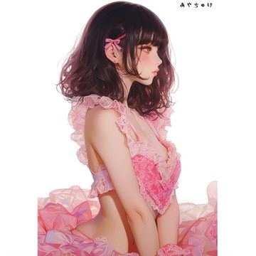 【12月新品6】07-111-0093 人物貼紙 性感情人節女孩