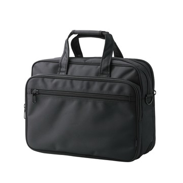 ELECOM 可擴充防潑水商務手提包(15.6)-黑