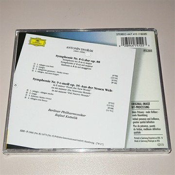 德沃夏克:第8、9交 新世界 /庫貝力克 CD