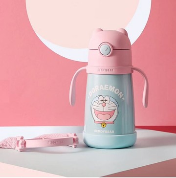 多啦a夢一杯兩式學習杯 (粉色)(藍色)2款