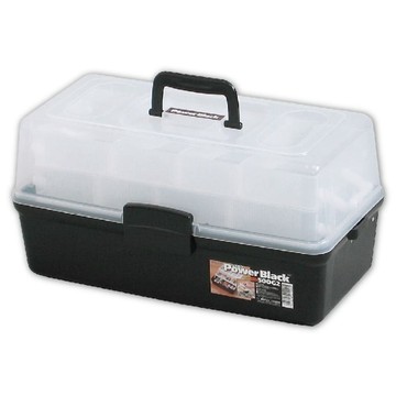 Astage Shelf Power 多功能收納箱 500-G2  白黑色  44 x 23 x 22cm  2層