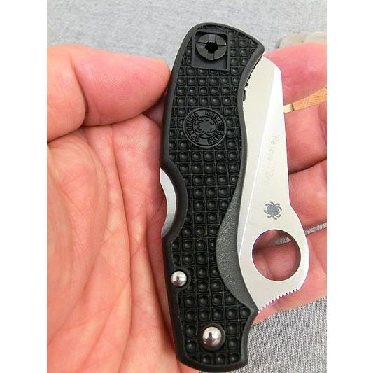 スパイダルコ　Spyderco レスキュー79　ブラック　波刃　ＶＧ-10