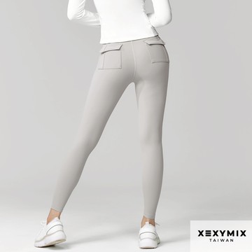 XEXYMIX 黑標 360N 柔彈美感美臀口袋 緊身褲 XWFLG21J3 共4色 提臀 瑜珈褲 運動褲 LG21J3