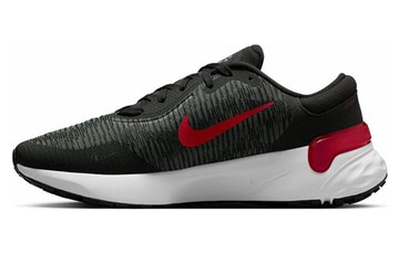 NIKE RENEW RUN 4 ROAD RUNNING SHOES BLACK UNIVERSITY RED