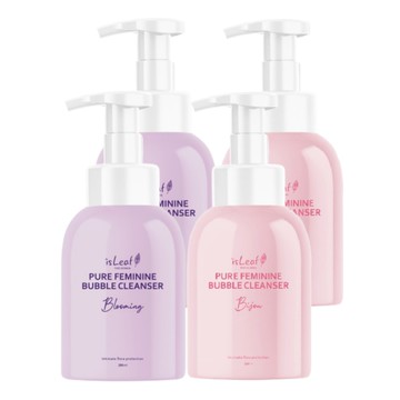 4入組 韓國isLeaf 女性私密防護慕絲250ml -純淨花香x2 +花妍巧語x2
