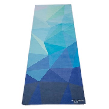 【Yoga Design Lab】Yoga Mat Towel 瑜珈舖巾 - Geo Blue (濕止滑瑜珈鋪巾)