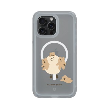 iPhone 15 Pro Max AirX 流變灰 - 咻咻熊 XiuXiubear - 泥與小熊們