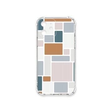 iPhone 12 mini 殼 TRON IPhone 12 MINI 風格派不規則格子A款 四角防摔殼 手機殼