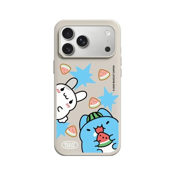 iPhone 17 Pro Max SolidX 貝殼灰 - 貓貓蟲咖波 Bugcat Capoo - 咖波的西瓜午後