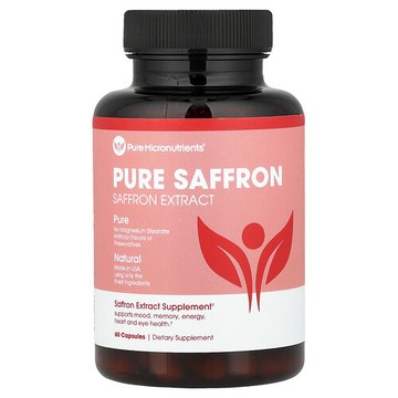 Pure Micronutrients, Pure Saffron Extract, 60 Capsules (88.5 mg per Capsule)