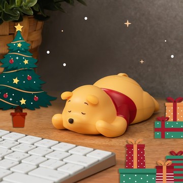 InfoThink 小熊維尼系列公仔造型無線光學滑鼠 3D滑鼠