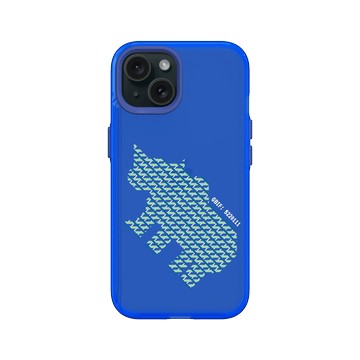 iPhone 15 Clear 激光藍 - The Wildlife Collection 動物野境系列 - 黑犀牛
