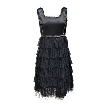 Lizzy公主線剪接蛋糕裙洋裝