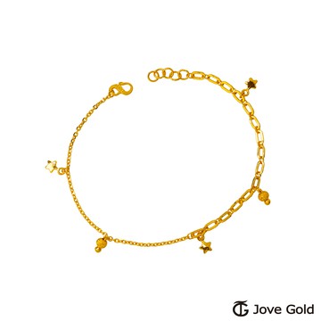 【JoveGold漾金飾】未知的宇宙黃金手鍊