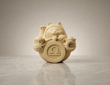 【限定登場】天秤座開運胖胖貓