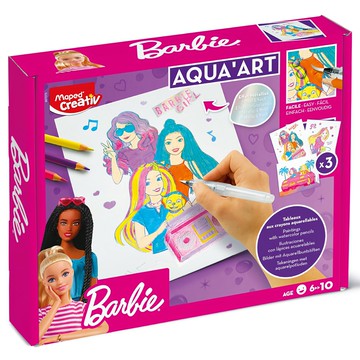 Maped 芭比的創意暈染  Barbie AQUA'ART  法國Maped