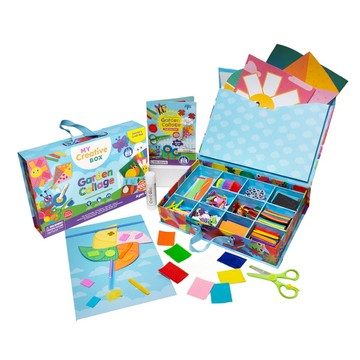 【My Creative Box】藝術拼貼寶盒-夢幻花園 寶盒 百寶箱 創作 創意 繪畫 藝術 拼貼 玩具 學習教具