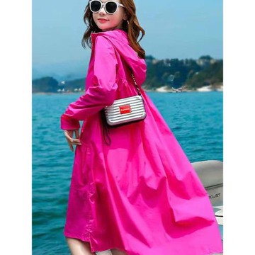 防曬衣長款過膝蓋2025夏季新款時尚寬松大碼防嗮服透氣薄款外套女