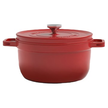 HONDONI 日式琺瑯鑄鐵鍋 K1-RD 3.5L  1個  24cm  古典紅