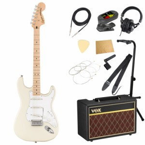 スクワイヤー スクワイア Squier Affinity Series Stratocaster OLW エレキギター VOXアンプ付き 入門11点セット