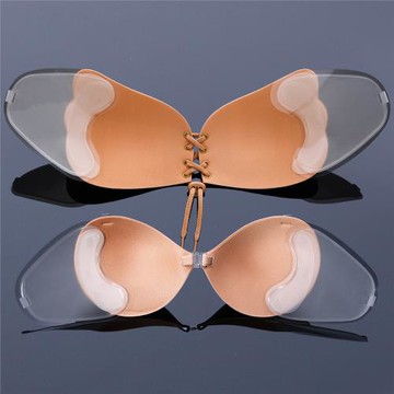 隱形胸貼女夏聚攏上托吊帶用婚紗用孕婦專用拍照無膠水罩杯小胸