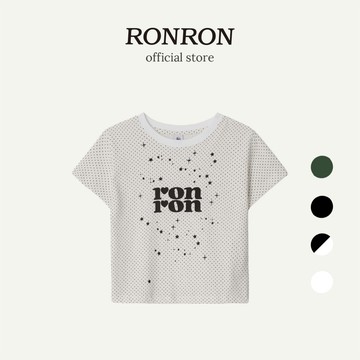 [RONRON] Milk Way Crop T Shirt / 2色任選_韓國官方直送