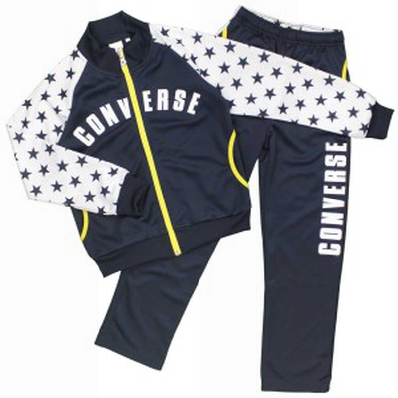 Converse コンバース 女の子 ジュニア ジャージ上下セット トレーニングウエア スーツ 女児 子供用 ネイビー ホワイト 140cm 150cm 160 通販 Lineポイント最大1 0 Get Lineショッピング