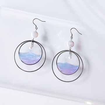 美人魚系列 | 人魚公主 925銀針 可改耳夾