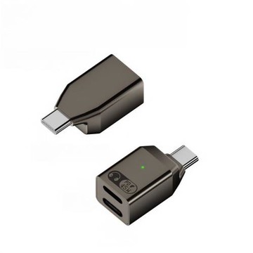 適用于蘋果16音頻耳機充電二合一type-c公轉lighting母快充轉接頭